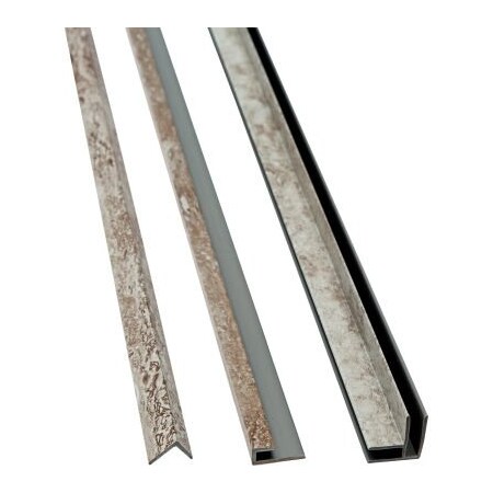 Acoustic Ceiling Products Palisade 94"L Grecian Earth Trim Kit, 6 Pack 17301